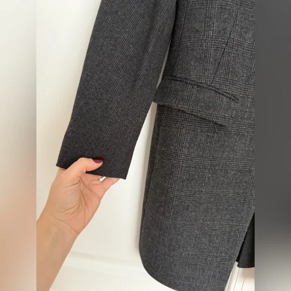 All Saints Charcoal Gray Men's Coat - Picture 4 of 12